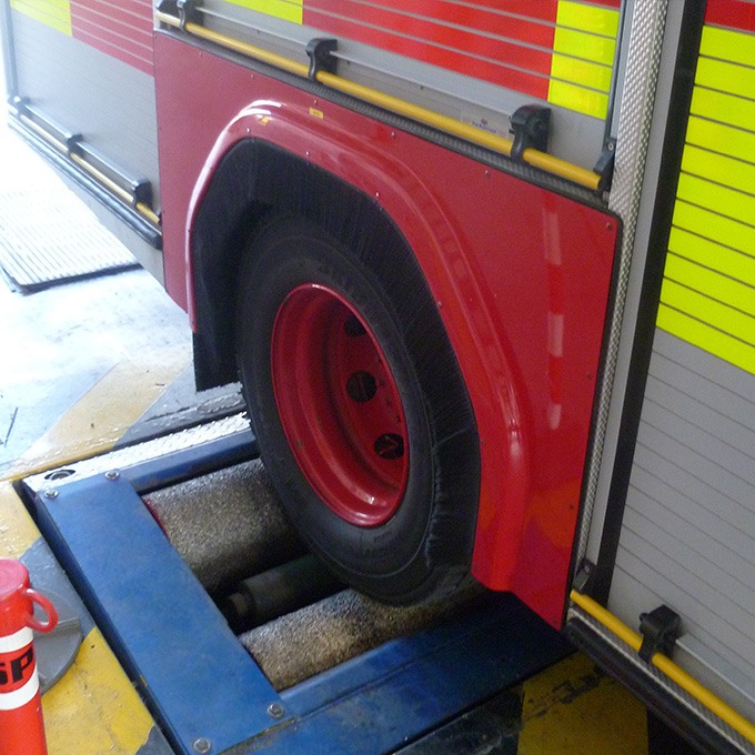 Fire engine wheel