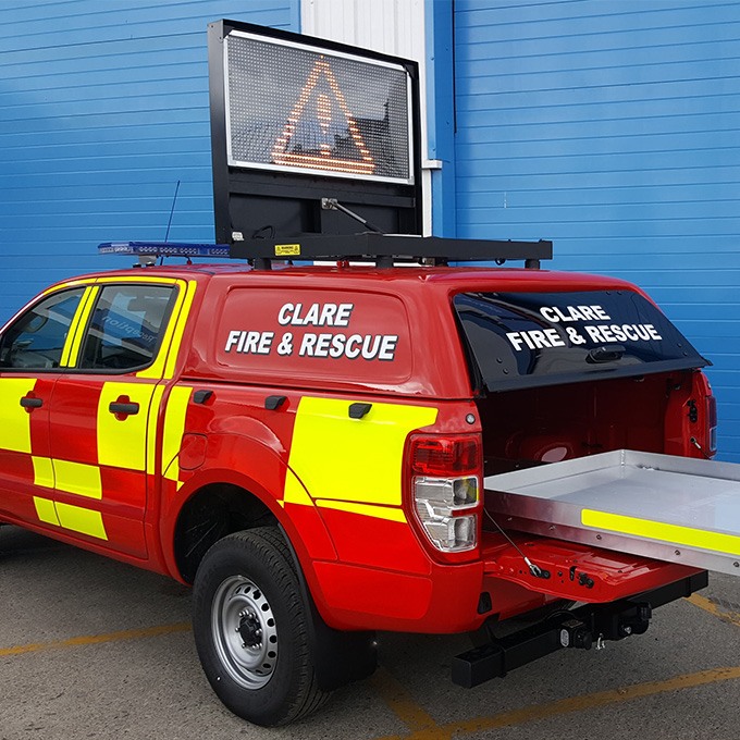 Fire jeep fully fitted out